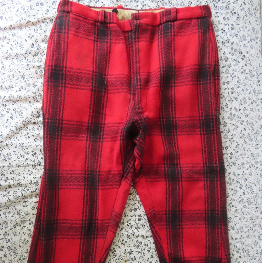Vntg lumberjack sanforized buffalo plaid pants